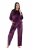 Ulla Popken 856119 Loungebroek Pruim - Pyjama's en Loungewear - 