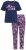 Ulla Popken 856141 Pyjama met lange mouwen Donkerblauw - Pyjama's en Loungewear - 