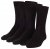 Adamo Aaron Soft-socks Black 3-pack - Ondergoed & zwem - Grote Maten Ondergoed Heren