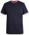 D555 Bates T-shirt Navy - T-shirts - Grote Maten T-shirts Heren