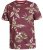 D555 Baxter T-shirt Wine-red - T-shirts - Grote Maten T-shirts Heren