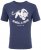 Loyalty & Faith Blocker T-shirt Blue - T-shirts - Grote Maten T-shirts Heren