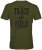 Motley Denim Coventry T-shirt Dark Khaki - T-shirts - Grote Maten T-shirts Heren