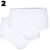 Espionage U003W slips 2-pack wit - Ondergoed & zwem - Grote Maten Ondergoed Heren