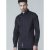 D555 Jahine Long Sleeve Printed Shirt Black - Hemden - Overhemden Grote Maten Heren