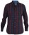 D555 Grady Long Sleeve Check Shirt - Hemden - Overhemden Grote Maten Heren