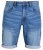 D555 Griffin Denim Shorts Stonewash - Shorts - Grote Maten Korte Broeken Heren