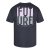 North Latitude T-Shirt With Back Print Zwart - TALL T-shirts - Extra lange T-shirts voor heren