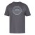 North Latitude T-Shirt Grijs/Houtskoolkleur - TALL T-shirts - Extra lange T-shirts voor heren