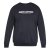 North Latitude Crewneck Sweatshirt Zwart - TALL sweatshirts - TALL sweatshirts voor lange mannen