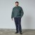 North Latitude Crewneck Logo Sweat Groen/Kaki - TALL sweatshirts - TALL sweatshirts voor lange mannen