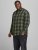 Jack & Jones Gingham L/S Shirt Dusty Olive - Hemden - Overhemden Grote Maten Heren