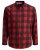 Jack & Jones Gingham Shirt L/S Brick Red - Hemden - Overhemden Grote Maten Heren