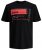 Jack & Jones JCOBOOSTER TEE Black - T-shirts - Grote Maten T-shirts Heren