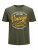 Jack & Jones JPRBLUBOOSTER TEE Khaki - T-shirts - Grote Maten T-shirts Heren