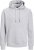 Jack & Jones BRADLEY Hoodie Light Grey Melange - Sweaters & hoodies - Sweaters & Hoodies Grote Maten Heren