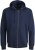 Jack & Jones BRADLEY Zip Hoodie Navy Blazer - Sweaters & hoodies - Sweaters & Hoodies Grote Maten Heren