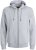 Jack & Jones BRADLEY Zip Hoodie Light Grey Melange - Sweaters & hoodies - Sweaters & Hoodies Grote Maten Heren
