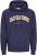 Jack & Jones CALEB Hoodie Navy Blazer - Sweaters & hoodies - Sweaters & Hoodies Grote Maten Heren