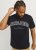 Jack & Jones CALEB VARSITY O-Neck T-Shirt Black - T-shirts - Grote Maten T-shirts Heren