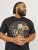 Jack & Jones JJSKULL ROCK T-Shirt Black - T-shirts - Grote Maten T-shirts Heren