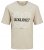 Jack & Jones JJPAISLEY T-Shirt Moonbeam - T-shirts - Grote Maten T-shirts Heren