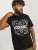 Jack & Jones JJPAISLEY T-Shirt Black - T-shirts - Grote Maten T-shirts Heren