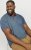 Jack & Jones PAULOS Short Sleeve Polo Denim Blue/PS - Polo shirts - Grote Maten Poloshirts Heren