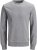 Jack & Jones Basic Sweatshirt Light Grey Melange - Sweaters & hoodies - Sweaters & Hoodies Grote Maten Heren