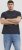 Jack & Jones STAR T-Shirt Dark Navy - T-shirts - Grote Maten T-shirts Heren