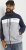 Jack & Jones RUSH White/Grey Blocking Bomber Jacket with Hood Navy Blazer - Jassen - Grote Maten Herenjassen