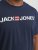 Jack & Jones Corp Logo Crew Neck T-Shirt Navy Blazer - T-shirts - Grote Maten T-shirts Heren