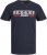 Jack & Jones CORP Logo T-Shirt Navy/PLAY 4 - T-shirts - Grote Maten T-shirts Heren