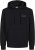 Jack & Jones CORP LOGO Small Print Hoodie Black - Sweaters & hoodies - Sweaters & Hoodies Grote Maten Heren