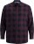 Jack & Jones Gingham L/S Shirt Dark Red - Hemden - Overhemden Grote Maten Heren