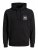 Jack & Jones JJLOCK SWEAT HOOD Black - Sweaters & hoodies - Sweaters & Hoodies Grote Maten Heren