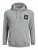 Jack & Jones JJLOCK SWEAT HOOD Grey - Sweaters & hoodies - Sweaters & Hoodies Grote Maten Heren