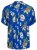Jack & Jones JORLUKE FLORES Resort Shirt Nautical Blue - Hemden - Overhemden Grote Maten Heren
