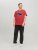 Jack & Jones JORJOSHUA T-shirt Red - T-shirts - Grote Maten T-shirts Heren