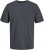 Jack & Jones PAULOS T-Shirt Dark Grey Melange - T-shirts - Grote Maten T-shirts Heren
