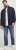 Jack & Jones MULTI SET-IN Sleeves Quilted Jacket With Collar Navy Blazer - Jassen - Grote Maten Herenjassen