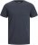Jack & Jones ORGANIC T-Shirt Navy Blazer/Melange - T-shirts - Grote Maten T-shirts Heren