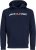 Jack & Jones CORP OLD LOGO REG FIT Hoodie Navy Blazer - Sweaters & hoodies - Sweaters & Hoodies Grote Maten Heren