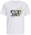  Jack & Jones Jaxon Crew Neck T-Shirt White - T-shirts - Grote Maten T-shirts Heren