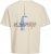 Jack & Jones Boston Photo Crew Neck T-Shirt Antique White - T-shirts - Grote Maten T-shirts Heren