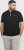 Jack & Jones Fusion Pique Zipper Polo Black - Polo shirts - Grote Maten Poloshirts Heren