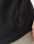Jack & Jones Fusion Pique Zipper Polo Black - Polo shirts - Grote Maten Poloshirts Heren