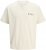 Jack & Jones Snake Crew Neck T-Shirt Antique White - T-shirts - Grote Maten T-shirts Heren