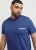 Jack & Jones Union Front & Back Print Crew Neck T-Shirt Beaucoup Blue - T-shirts - Grote Maten T-shirts Heren