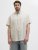 Jack & Jones Summer Shield Short Sleeve Shirt White Pepper - Hemden - Overhemden Grote Maten Heren
